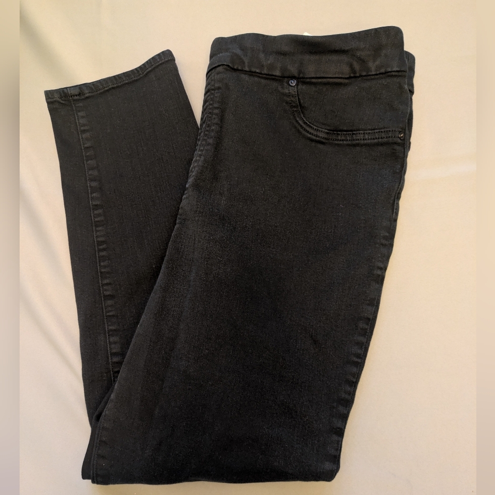Jeggings Chico's Black Women's Pre Loved Condition - Picture 3 of 7